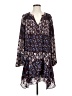Parker 100% Polyester Floral Maroon Blue Casual Dress Size S - photo 1