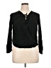 Mossimo Supply Co. 100% Rayon Black Long Sleeve Blouse Size XL - photo 1