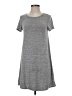 Gap Solid Gray Casual Dress Size XS - photo 1