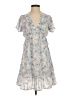 Sienna Sky 100% Polyester Floral Blue Casual Dress Size XS - photo 1