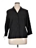 Bandolino Black 3/4 Sleeve Button-Down Shirt Size 16 - photo 1