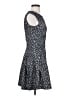 Zara Basic Graphic Gray Cocktail Dress Size S - photo 4