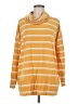Garnet Hill Yellow Long Sleeve Turtleneck Size M - photo 1