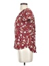 Hinge 100% Rayon Burgundy Short Sleeve Blouse Size S - photo 5