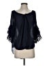 Tempo Paris Blue 3/4 Sleeve Blouse Size S - photo 1