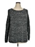 Hannah 100% Acrylic Tweed Gray Pullover Sweater Size XL - photo 1