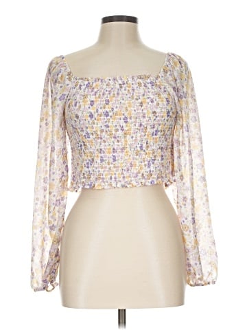 Love Tree Long Sleeve Blouse (view 1)