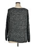 Hannah 100% Acrylic Tweed Gray Pullover Sweater Size XL - photo 2