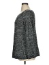 Hannah 100% Acrylic Tweed Gray Pullover Sweater Size XL - photo 5