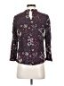 Hinge 100% Rayon Burgundy 3/4 Sleeve Blouse Size XS - photo 2