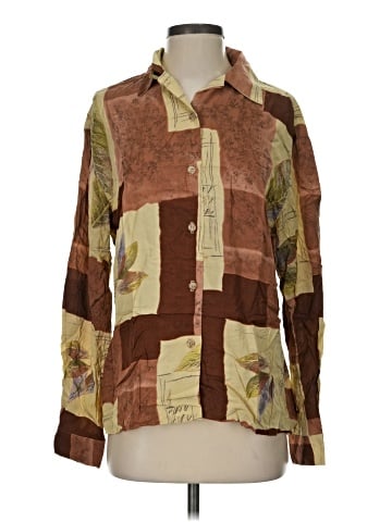 Robbie Bee Long Sleeve Blouse (view 1)