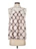 Ann Taylor LOFT 100% Polyester Ivory Sleeveless Blouse Size S - photo 1