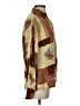 Robbie Bee Color Block Brown Long Sleeve Blouse Size S - photo 4