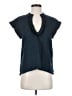 TRYB 100% Cotton Blue Short Sleeve Blouse Size S - photo 1