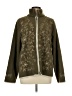 Denim & Co 100% Polyester Green Cardigan Size L - photo 1