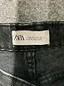 Zara Black Denim Shorts Size 4 - photo 3