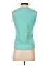 Sugar Lips 100% Polyester Teal Sleeveless T-Shirt Size S - photo 2