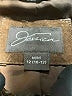 Jessica 100% Leather Brown Cardigan Size M - photo 7