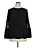 Apt. 9 100% Polyester Black Long Sleeve Blouse Size XL - photo 1