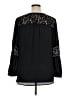 Apt. 9 100% Polyester Black Long Sleeve Blouse Size XL - photo 2