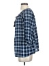 Soft Joie 100% Cotton Blue 3/4 Sleeve Blouse Size XS - photo 5