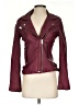 IRO 100% Leather Burgundy Leather Jacket Size EU (FR) 34 / US 2 - photo 1