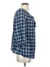 Soft Joie 100% Cotton Blue 3/4 Sleeve Blouse Size XS - photo 4