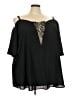 Torrid Black 3/4 Sleeve Blouse Size 5X Plus (5) - photo 1