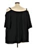 Torrid Black 3/4 Sleeve Blouse Size 5X Plus (5) - photo 2