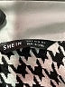 Shein 100% Polyester Houndstooth White Casual Dress Size 4 - photo 7