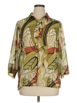 Alfred Dunner 3/4 Sleeve Blouse