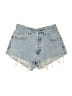 Guess Jeans Hearts Blue Denim Shorts Size 29 waist - photo 1