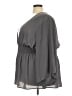 Torrid Gray 3/4 Sleeve Blouse Size 5X Plus (5) - photo 5