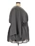 Torrid Gray 3/4 Sleeve Blouse Size 5X Plus (5) - photo 4