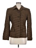 Jones New York 100% Wool Houndstooth Brown Wool Blazer Size 6 - photo 1