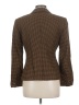 Jones New York 100% Wool Houndstooth Brown Wool Blazer Size 6 - photo 2