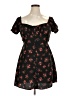 Trixxi 100% Polyester Floral Black Casual Dress Size XL - photo 1