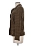 Jones New York 100% Wool Houndstooth Brown Wool Blazer Size 6 - photo 5