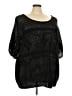 Torrid 100% Acrylic Metallic Black Pullover Sweater Size 5X Plus (5) - photo 1