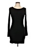 Forever 21 Solid Black Casual Dress Size L - photo 1