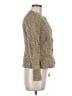 Jones New York 100% Rayon Houndstooth Gold Blazer Size 6 - photo 4