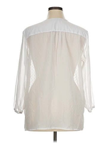 Jones New York Signature 3/4 Sleeve Blouse (view 2)