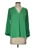Vince Camuto 100% Polyester Green 3/4 Sleeve Blouse Size S - photo 1