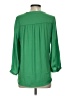 Vince Camuto 100% Polyester Green 3/4 Sleeve Blouse Size S - photo 2