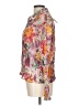 Milano Floral Purple Long Sleeve Blouse Size L - photo 5