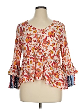True Craft 3/4 Sleeve Blouse