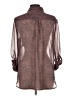 Tommy Hilfiger 100% Polyester Animal Print Brown Long Sleeve Blouse Size L - photo 2