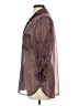 Tommy Hilfiger 100% Polyester Animal Print Brown Long Sleeve Blouse Size L - photo 5