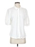 Gap White Short Sleeve Blouse Size L - photo 1
