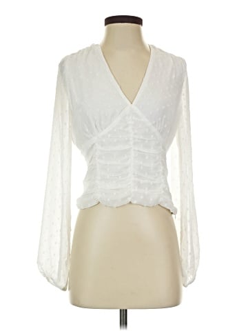 Lulus Long Sleeve Blouse (view 1)